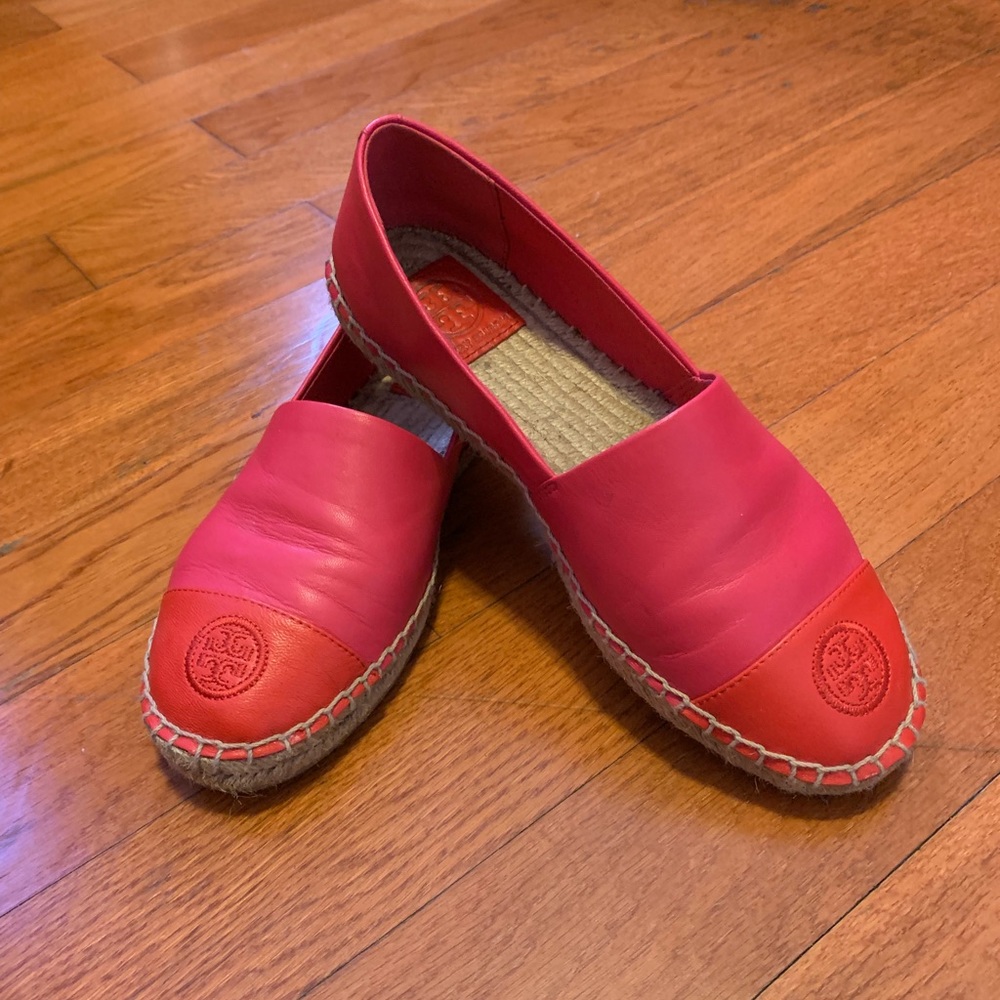 Leather Espadrille by Tory Burch